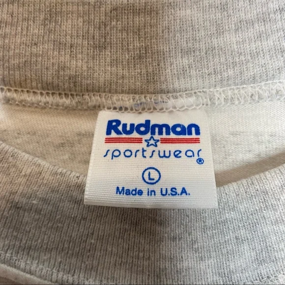 Vintage Single Stitch Gray Striped Carnival Cruise Ships T-shirt Tee Shirt - Picture 6 of 11